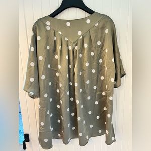 ZARA polka dot top - size Small